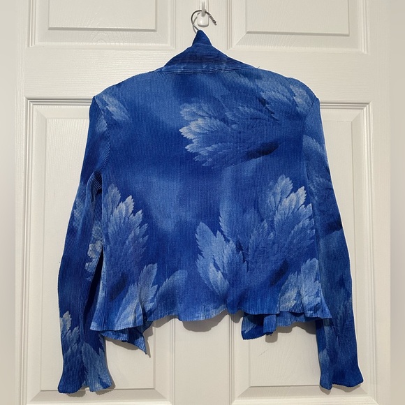 Caeliann Blue Ribbed Open Cardigan - Picture 4 of 4